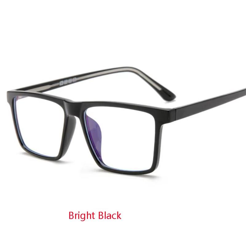 TR90 Oversized Square Diopter Glasses Anti Blue Light Photochromic for Women Men Hyperopia Nearsighted