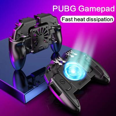 Sześciopalcowy kontroler do gier M11 PUBG Gamepad Spust Przycisk do gier strzelankowych Wentylator chłodzący Joystick do gamepada na telefon iOS Android