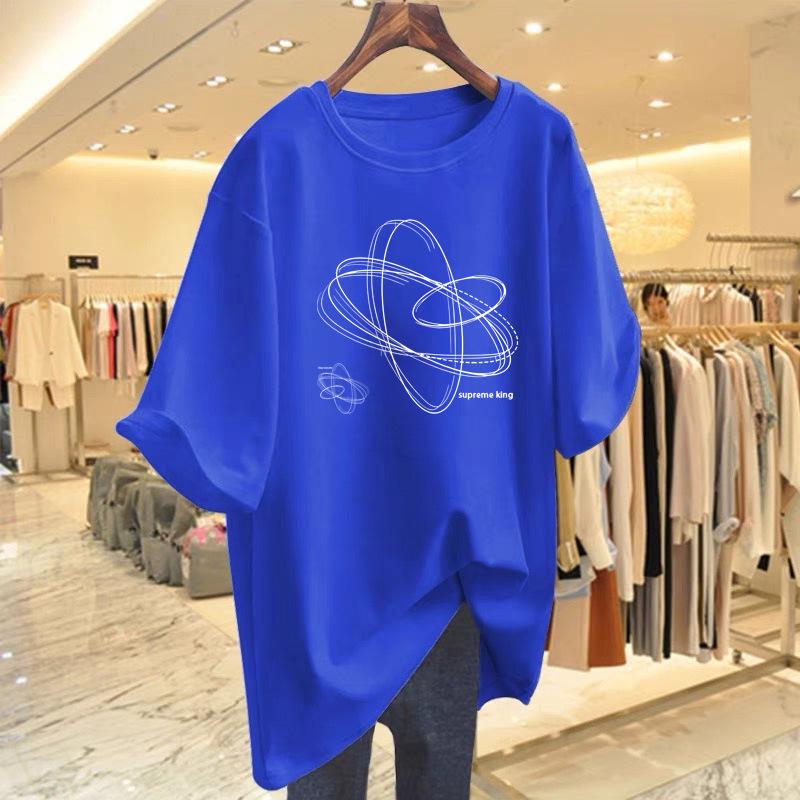 Women's Summer Fashion Loose Crew Neck T-Shirt