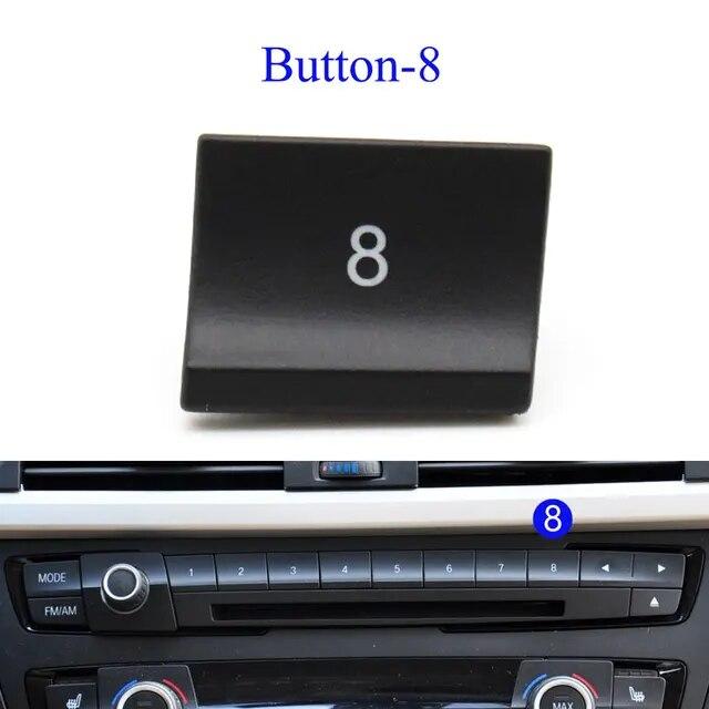 Dashboard Console Air Conditioning AC Vent CD Player Control Cap AC Button Key Replacement For BMW F20 F21 F22 F30 F35 F34 F36