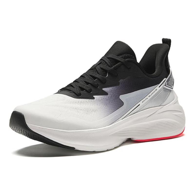Anta Cushioning Wear-Resistant Low-Top Running Shoes Men's Black Silver Sneakers 112415522-1