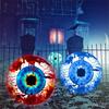 Halloween Decorations, 24 Inch Halloween Inflatable  Eyeball With Built-in Battery Powered Remote Controller RGB Color Changing LED Light