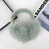 Cute Plush Fur Headphones Women Winter Warm Earmuffs Soft Cashmere Solid Fur Earplugs Fashion Unisex Ear Cover Outdoor Supplies