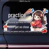 Newbie Cautious Driver Warning Car Sticker for Rear Windshield