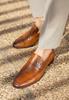 Wittchen Heren Moccasins van Echt Leer Met Metalen Logo, Bruin, Bruin, Echt Leer