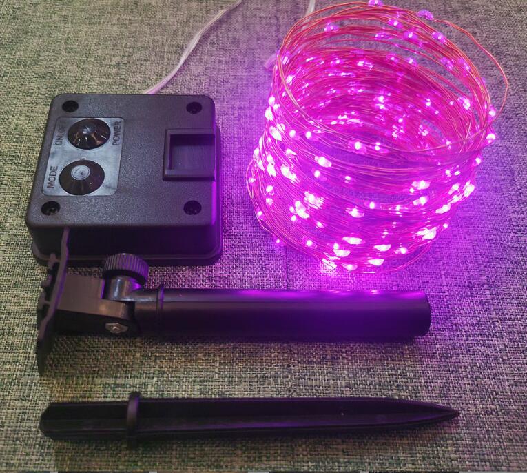 LED Solar Copper Wire Fairy Lights for Outdoor Courtyard Decoration