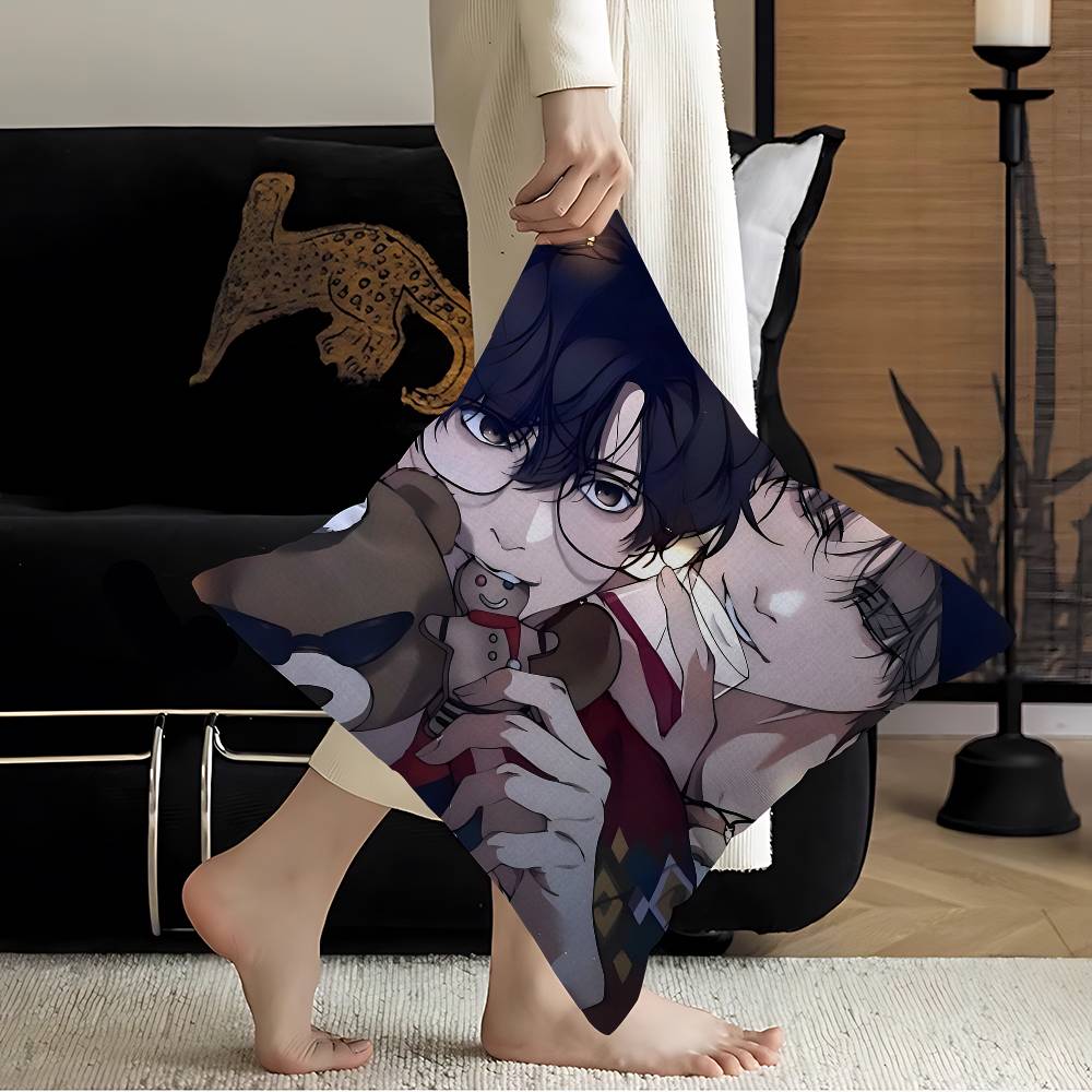 

Аниме Потерянный в облаках Наволочка Дюймы Декор фермерского дома Домашние наволочки для диванных подушек для украшения 12x12Inch