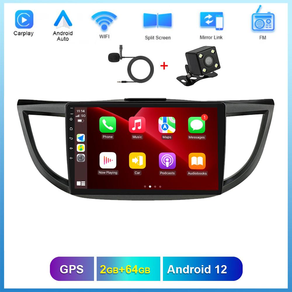 

Автомобильный мультимедийный видеоплеер REAKOSOUND 2 Din, автомобильное радио для Honda CRV 2012-2015, Android-навигация, GPS Carplay, авто стерео аудио 1+32
