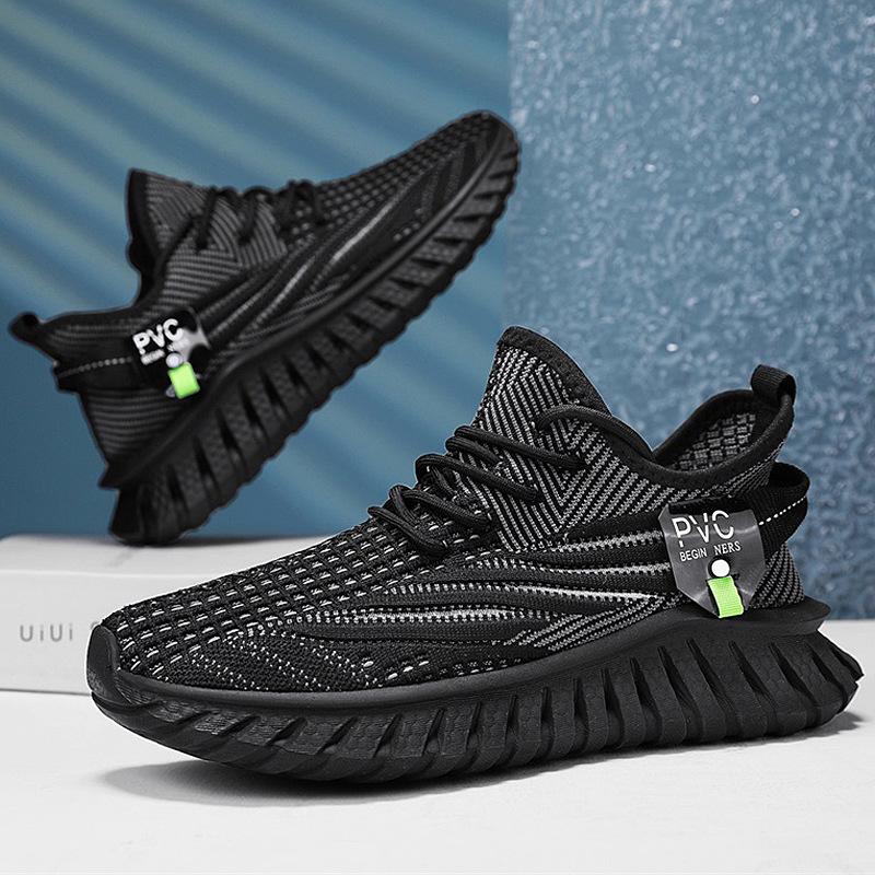 New Shoes for Men Casual Sport Shoes Spring Breathable Mesh Sneaker Comfortable Lace-up Trainers