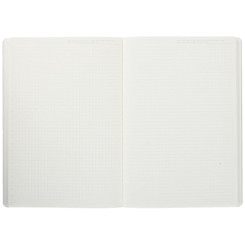 Nitoms STALOGY Notebook, A5 Grid, 1/2 Year Notebook, Black, S4108