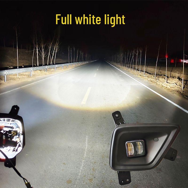 LED Front Fog Light Assembly for Shaanxi Delong K3000/K5000 Truck - Ultra-Bright Anti-Fog Bumper Light Modification Left (Driver Side)