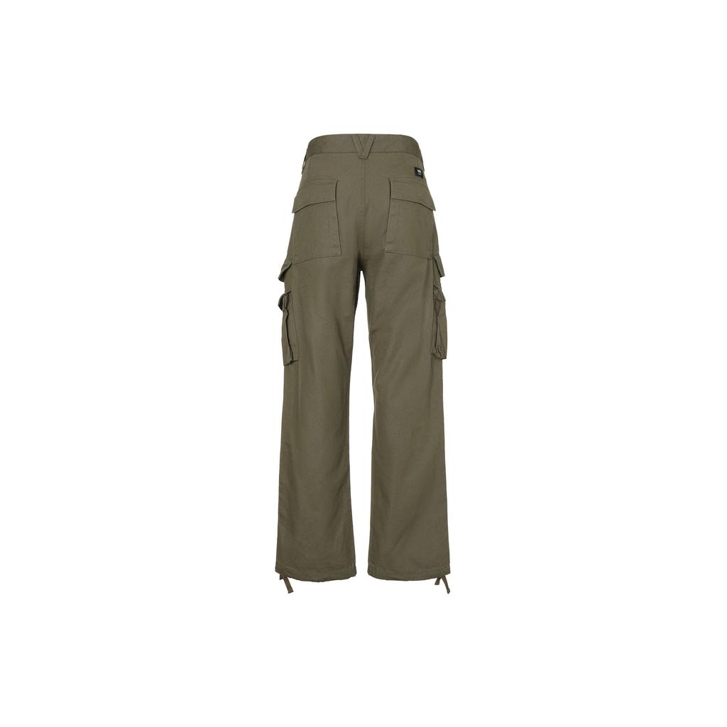Vans Loose Fit Solid Color Straight Leg Cargo Pants Men bottoms Green VN0A5FJHKCZ
