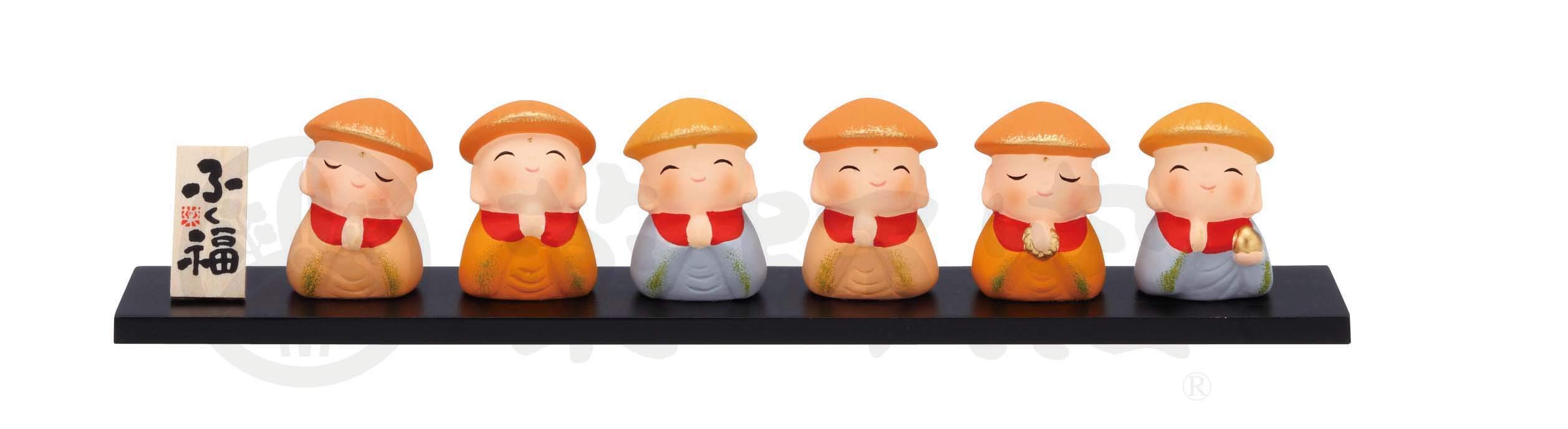 

Yakushi Kiln Jizo Nishikisafu Fukuroku (Small)