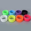 4 Pcs Silicone Rubber Tennis Racket Grip Stretchy Racket Handle Rubber Ring  Universal