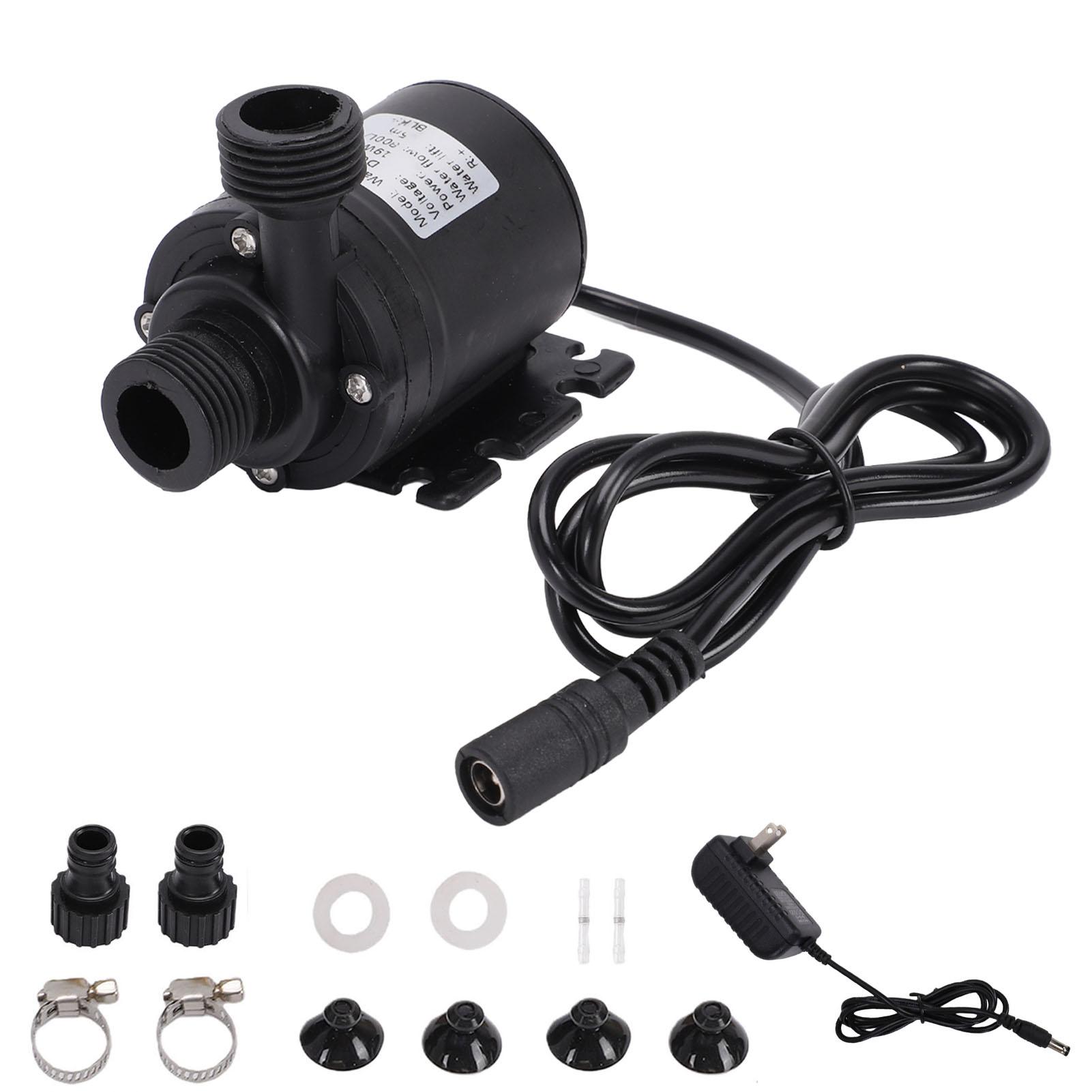 Vestidos 19W Submersible Pump 5M Head 800L H Low Noise Brushless Motor Pump For Fountain Pool Aquarium Solar And Water