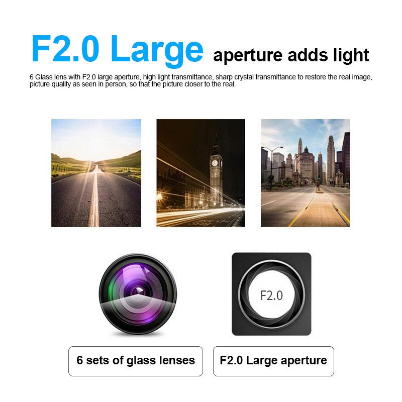 Dash Cam 1080P Full HD Drive Loop Video Recorder Car DVR Parking Monitor Vehicle Black Box Auto Dashcam Night Vision Registrator