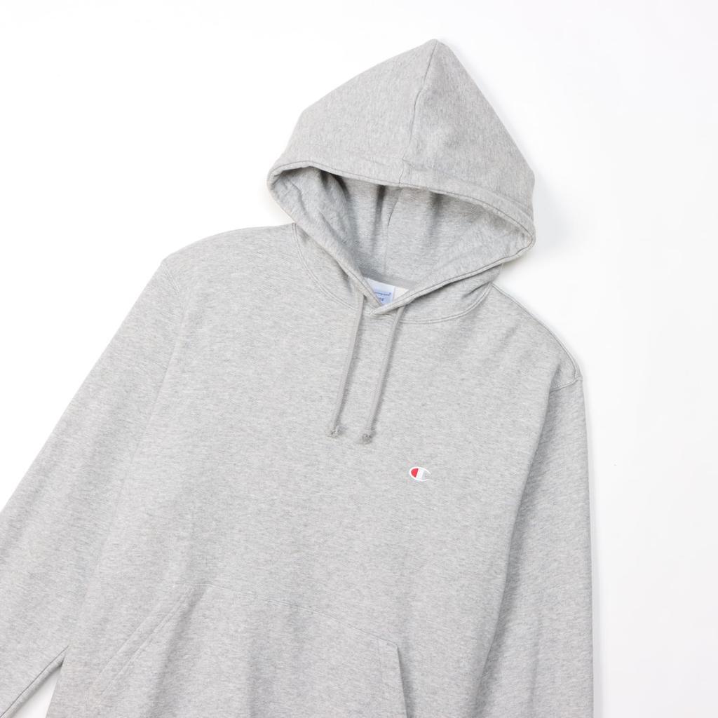 Długa bluza z kapturem Oxford z logo One Point Grey [Champion], rękaw, polar, haft, bluza, C3-W101/C3-W101Z/C3-W101L/C3-Y136L, męska,