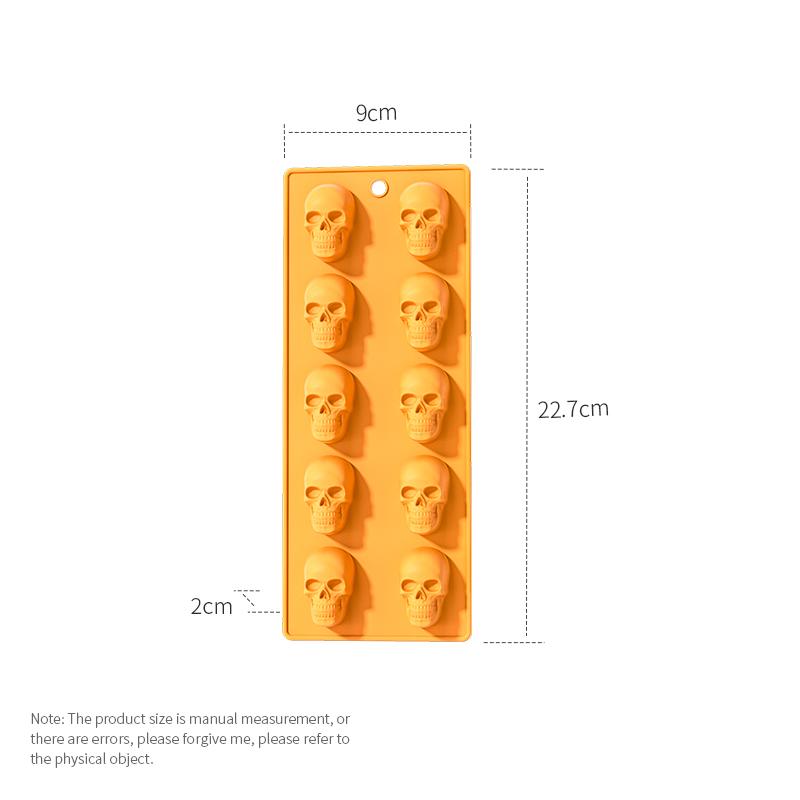 Halloween horror pumpkin bat silicone mold ghost hat skeleton ice block chocolate food baking tray mold biscuit cake baking mold