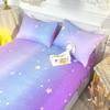 Color Star Theme Pattern Mattress Three-Piece Digital Printing Bedding Set Adult Children