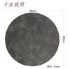 Junichiroya Large 38cm Diameter Round Placemats, Simple Design, High-Quality PU Leather, Flexible and Luxurious, for Home and Restaurant Use, Fully