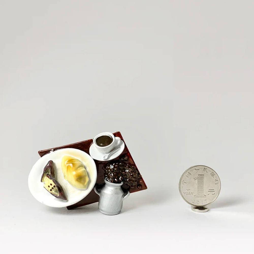 Teekanne Tee 3D Kühlschrankmagnete Kuchen Keks magnetische Kühlschrankpaste Kinder Früherziehung Magnetpaste Heimdekoration