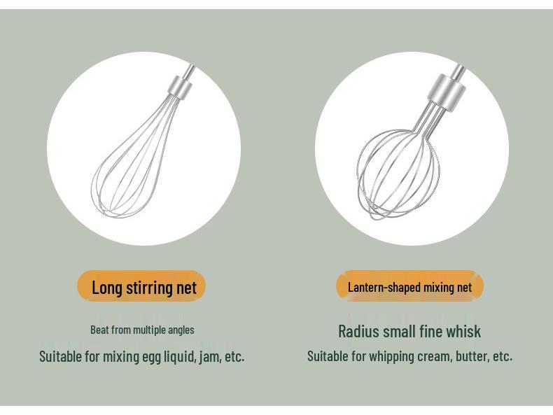 Wireless Rechargeable Handheld Egg Beater for Baking: Cream, Cake, & Egg White Frother Mixer