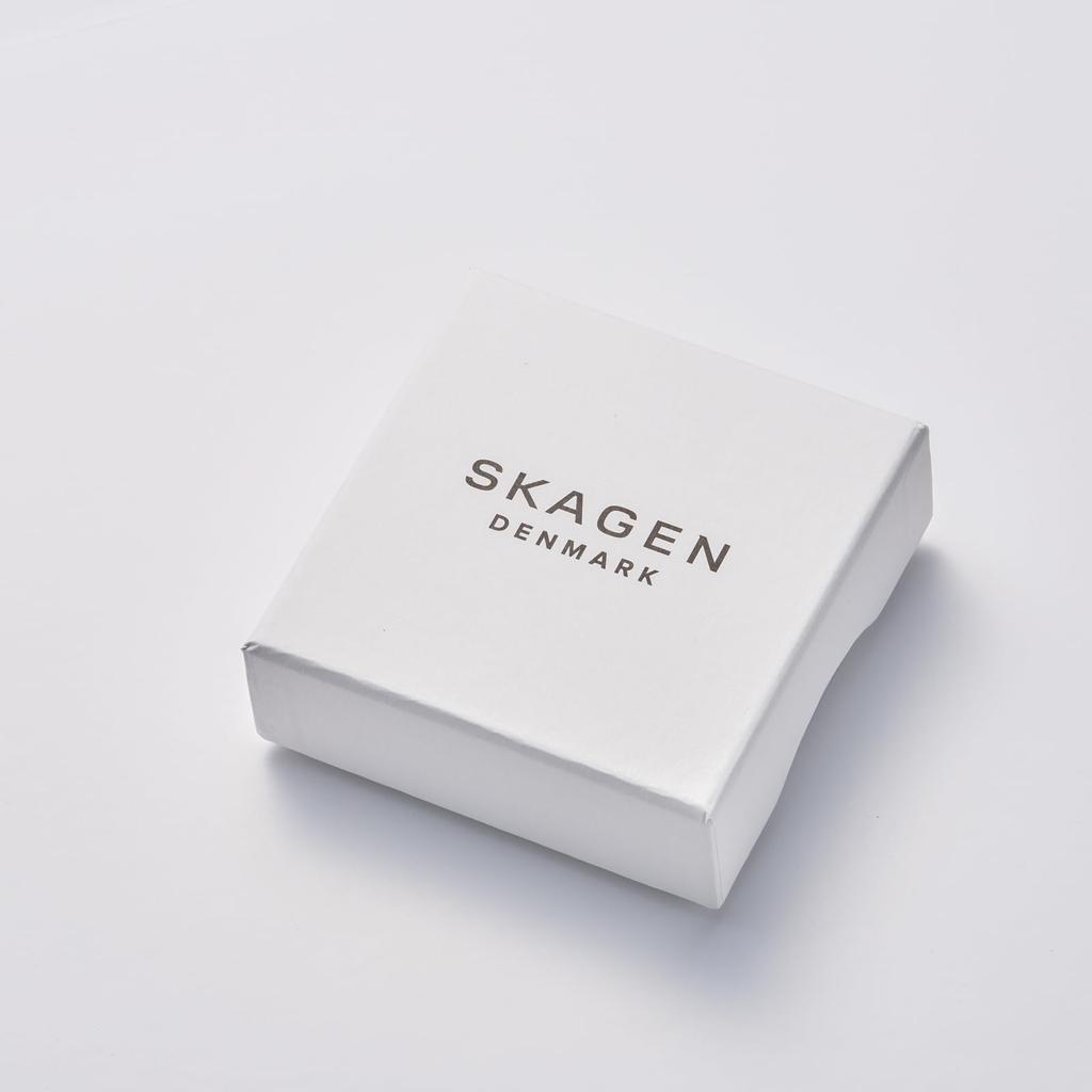 Skagen ESSENTIAL WAVES Rose Stainless Steel Stud SKJ1783791 Women's Gold-Tone Earrings,