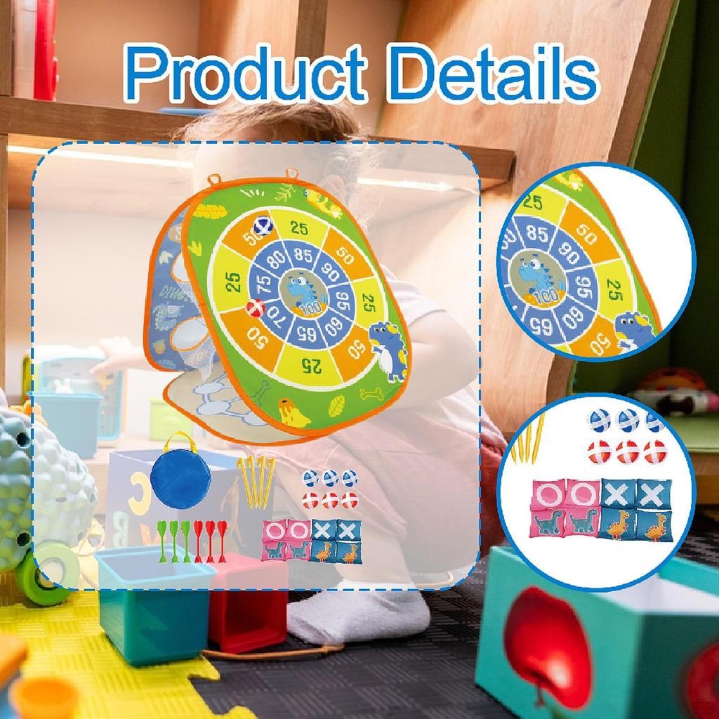 3 in 1 Toss Game for Kids Birthday Gifts Backyard Beach Portable Lawn Yard Indoor Party Supplies