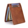 Multi Functional Mens Wallet RFID Card Holder Anti-theft Brush Multi Slot USD Money Clip Card Wallets