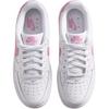 Nike Air Force 1 Vielseitig Bequem Niedrig geschnitten Kinder Basketballschuhe Kinder Sneaker Rosa Weiß IO7403103