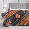 Decorative Kilim, Navaho Weave, Woven Textile Blankets Warm Flannel Throw Blanket Cover for Bed Living Room Picnic Home Couch