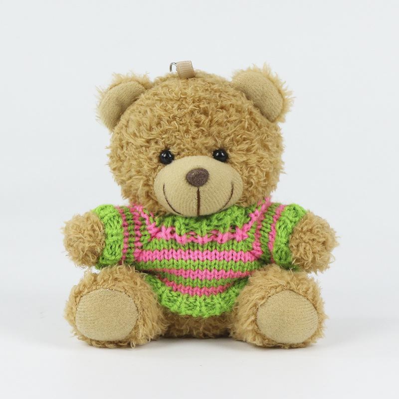 Charmante Teddybeer Sleutelhanger Pluche Pop - Aangekleed Koppeltje Rugzak Ornament Cadeau
