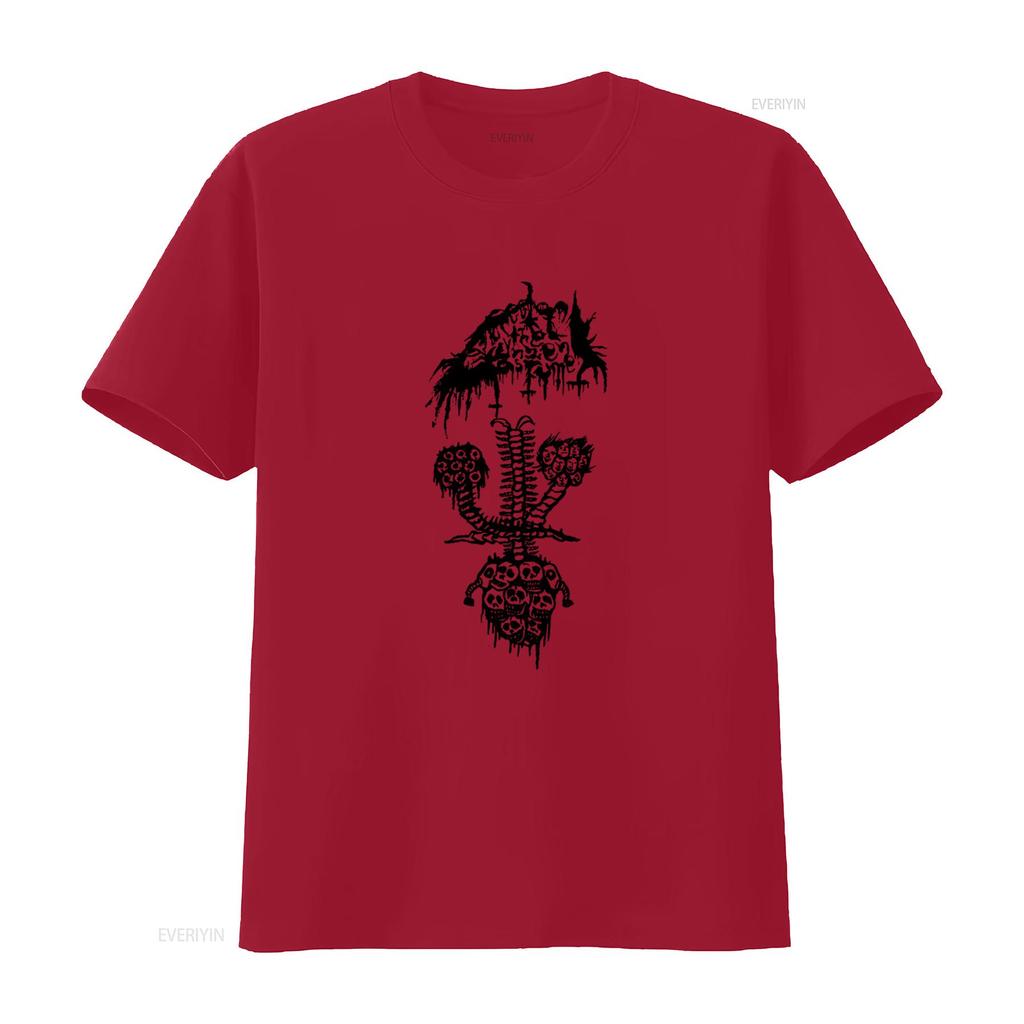 Reek of the Unzen Gas Fumes Samurai Skull Print T Shirt White Fullsize S 5XL Double Side vintage Washed fashion Casual graphic