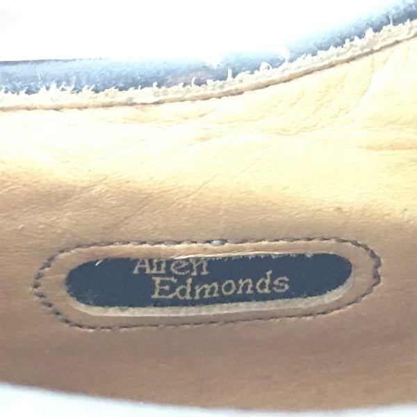 Vintage 80s-90s Allen Edmonds Byron Goodyear Welted Leather Punched Cap Toe Shoes Size 10.5D 28.0-28.5cm Brown(USED)