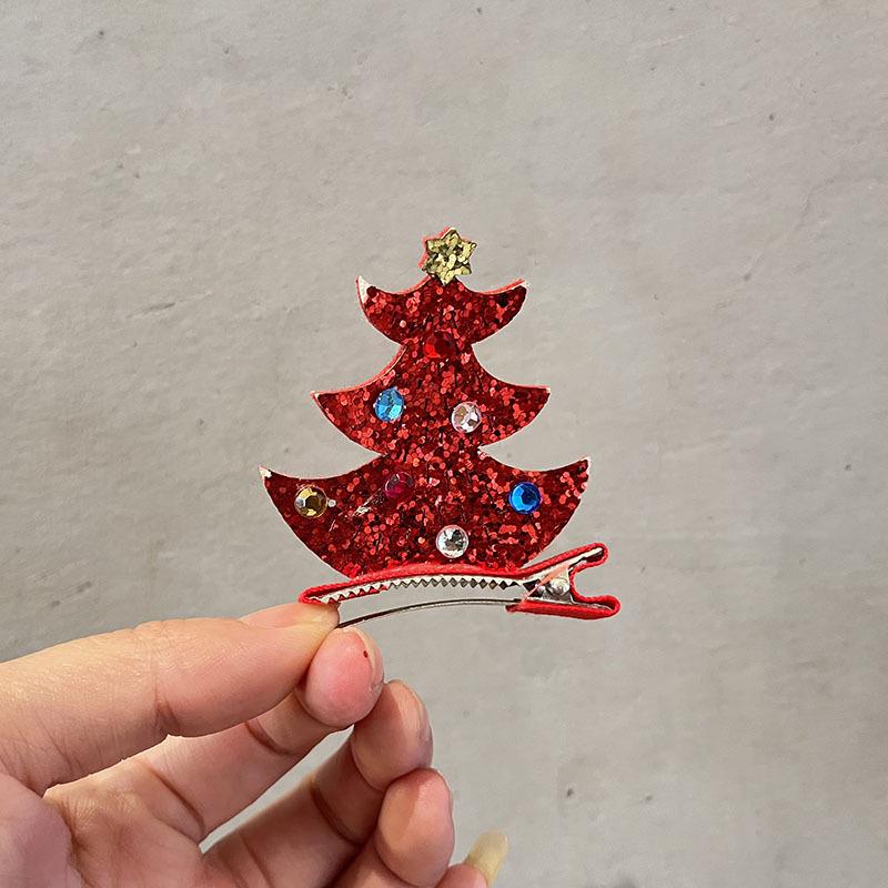 2023 Christmas Tree Hair Clips for Girls - Festive Bangs & Side Hair Accessories for Children