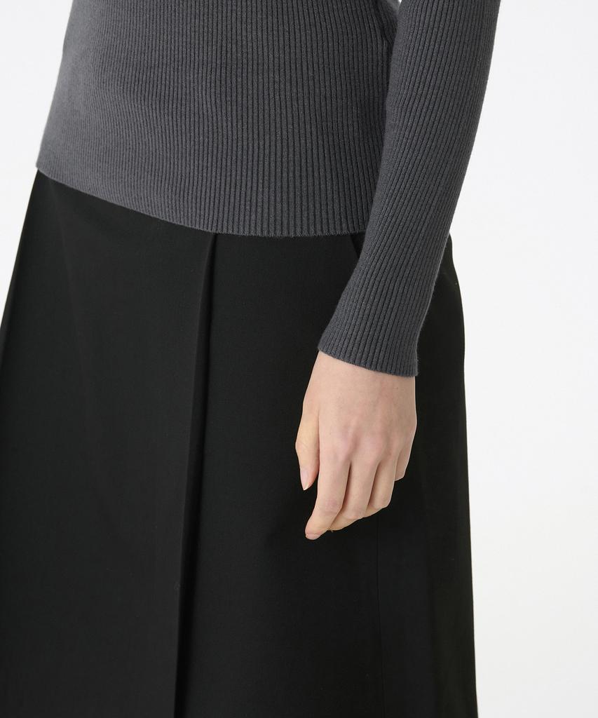 MUSINSA STANDARD WOMAN Women'S Ribbed Slim Turtleneck Knit [Gray]