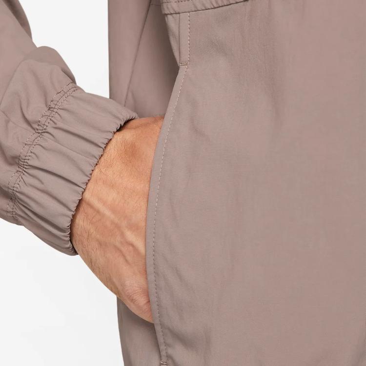 Nike Tottenham Hotspur Revival Third Logo Embroidered Letter Print Casual Jacket Men Jacket Gray Brown DX8632-209