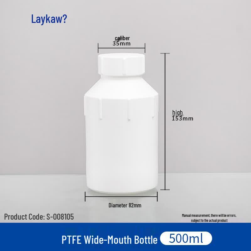 Leigu PTFE Wide-Mouth Reagent Bottle 500ml
