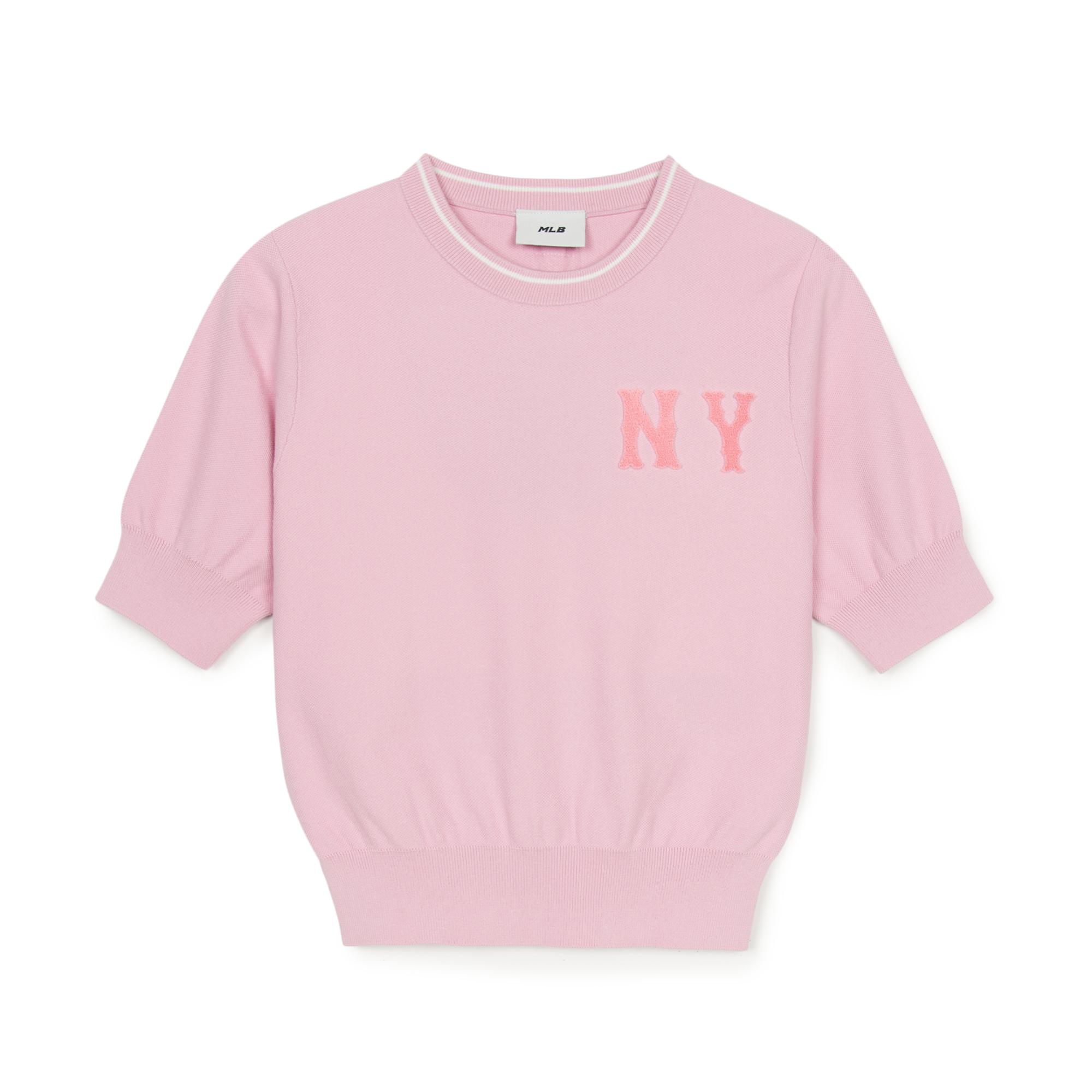 

New MLB New York Yankees Sweatshirt Women s Pink 3FKPB0353-50PKM