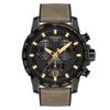 Tissot Super Sport Chrono Wristwatch T1256173705101 Men's Black Dial Textile Strap