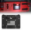 Legierungsstahl Kennzeichenhalter Rahmen Halterung Für 07-18 Jeep Wrangler JK JKU
