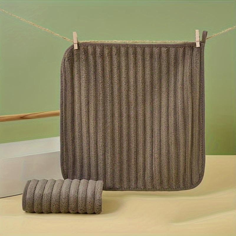 Simple Soft Quick-Dry Hand Towels, Hanging, Absorbent, Soft and Skin-Friendly, for Kitchen, Bathroom, Home