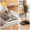 X XUNTAO Storage Box Folding 5-Sided Opening Costume Case Lid Container (XL Set 3 White Semi-Transparent)