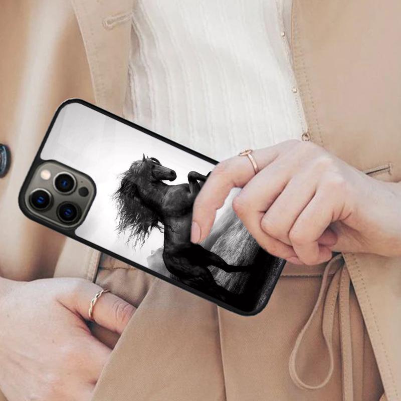 Domineering Cool Horse Magnetic Phone Case For APPLE iPhone 17 Air 16 14 13 12 Pro Max 15 Plus Wireless Charge MagSafe Cover