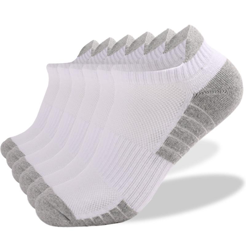 Updated Men Athletic Socks Women Sport Cotton Breathable Thick Towel Bottom Ankle Sock Outdoor Use Fitness Running Low Cut Short Socks