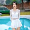Xigeer Women's One-Piece Halterneck Slimming Swimsuit - 2023 Korean Style