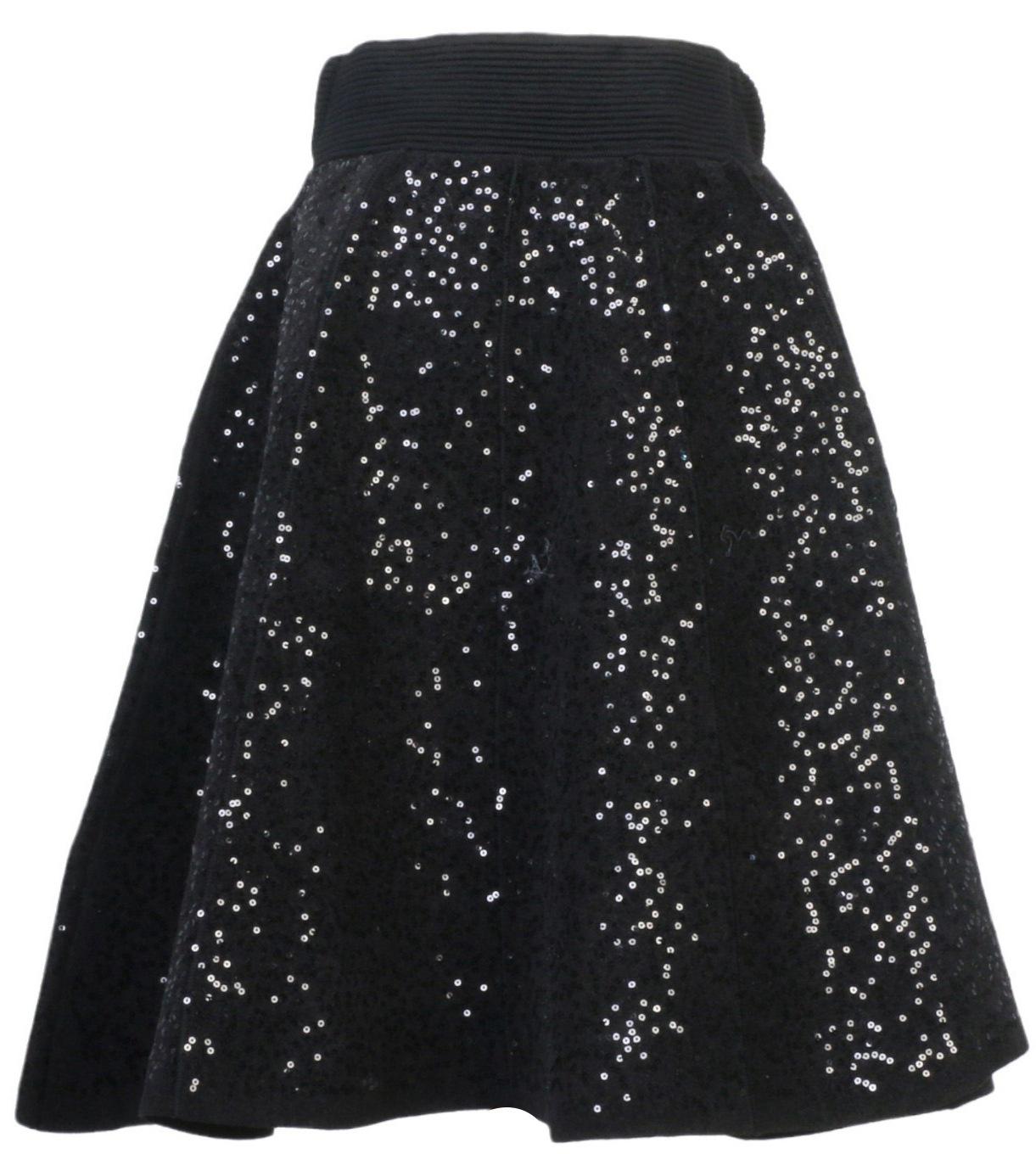 

Французский S-стиль 24 предмета Осенне-зимний комплект с пайетками: вязаный кардиган и юбка А-силуэта S