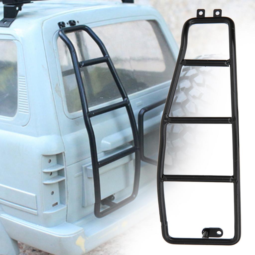 Metal Decorative Ladder Black Replacement Parts for LC80 TRX4 SCX10 9004 RC CarBlack