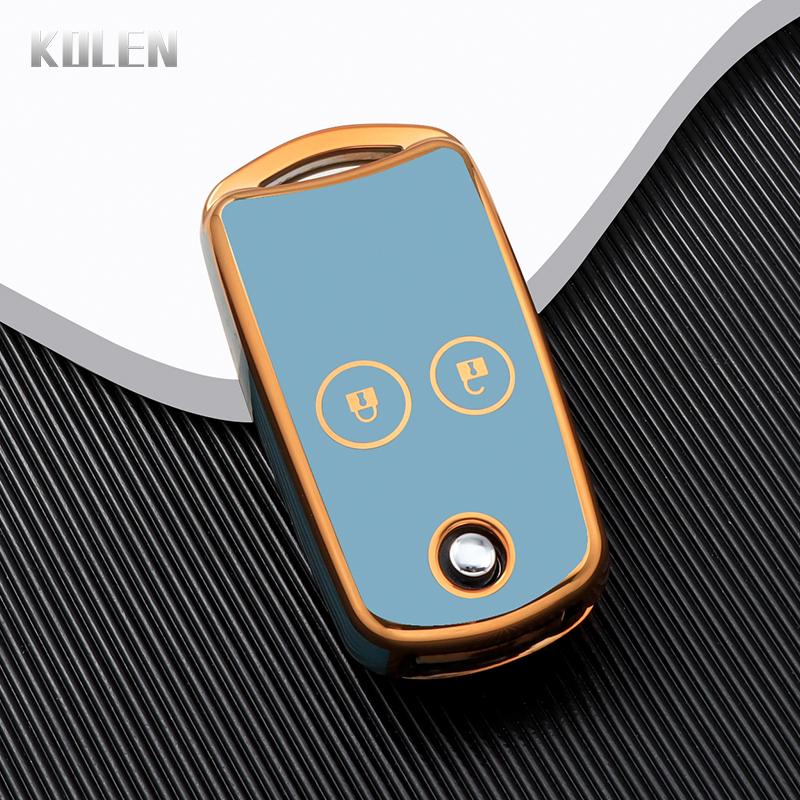 

ТПУ автомобильный складной чехол для ключей брелок для Civic Accord Jazz CRV HRV CRZ для Acura TL TSX ZDX RSX автомобильные аксессуары серый