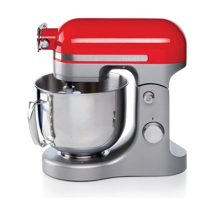 Robot Pâtissier Rouge Moderna Ariete (Groupe De'Longhi) - 1600W - Capacité 5,5L - 11 Vitesses